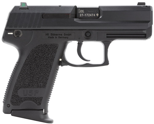 HK USP9 Compact 9mm, 3.58" Barrel, Black, Night Sights, 13rd - Concealed Carry Guns | The Gun Shop