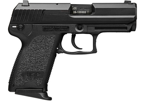 HK USP Compact V7 45 ACP, 3.58" Barrel, Black, Fixed Sights, 8rd - Concealed Carry Guns | The Gun Shop