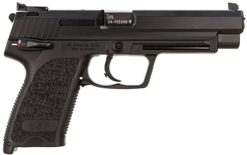 HK USP9 Expert V1 9mm, 5.2" Barrel, Black Polymer, 10rd - Firearm | The Gun Shop