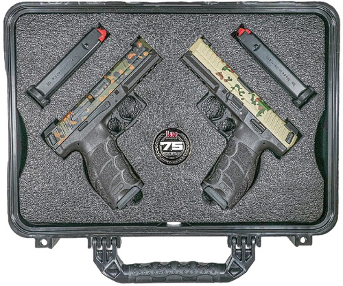HK VP9 75th Anniversary 9mm, 4.09" Barrel, Flecktarn & Tropentarn Cerakote, 10rd - Collector Guns | The Gun Shop