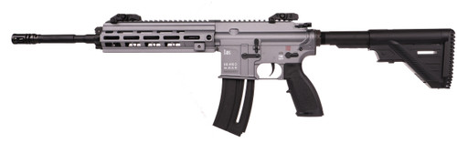 HK HK416 22 LR, 16.1" Threaded Barrel, Grey, M-Lok Rail, 10rd - AR-15 Rifles | The Gun Shop