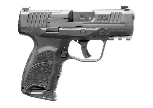 HK CC9 9mm, 3.32" Barrel, Black, Night Sights, Optic Ready, 12rd - Concealed Carry Guns | The Gun Shop