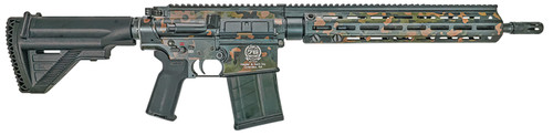 HK MR762 75th Anniversary 7.62x51mm, 16.5" Barrel, Flecktarn Camo, M-Lok Handguard, 20rd - Firearm | The Gun Shop
