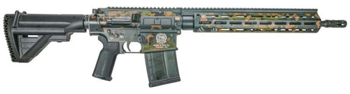 HK MR762A1 75th Anniversary 7.62x51mm, 16.5" Barrel, Flecktarn Camo, CA Compliant, 10rd - California | The Gun Shop