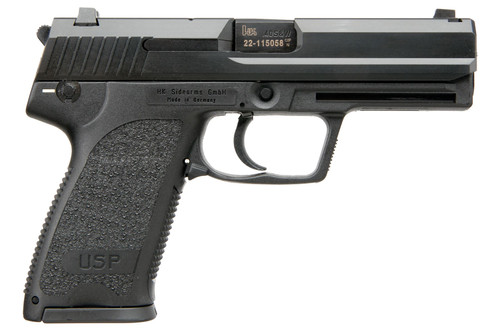 HK USP45 V1, 45 ACP, 3.78" Barrel, Black, Night Sights, 8rd, Polymer Frame, Compact - Firearm | The Gun Shop