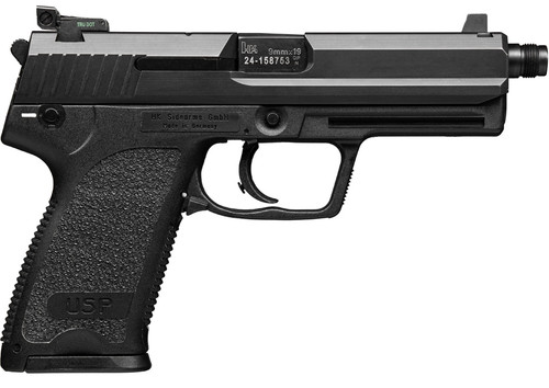 HK USP45 Tactical 45 ACP, 5.09" Threaded Barrel, Black, 10rd - Firearm | The Gun Shop