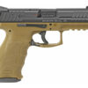 HK VP9 9mm, 4" Barrel, 3-Dot Contrast Sights, Black/FDE, 17rd