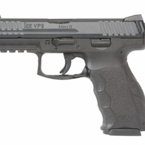 HK VP9 Standard 9mm, 4" Barrel, Black, 2x17rd Mags