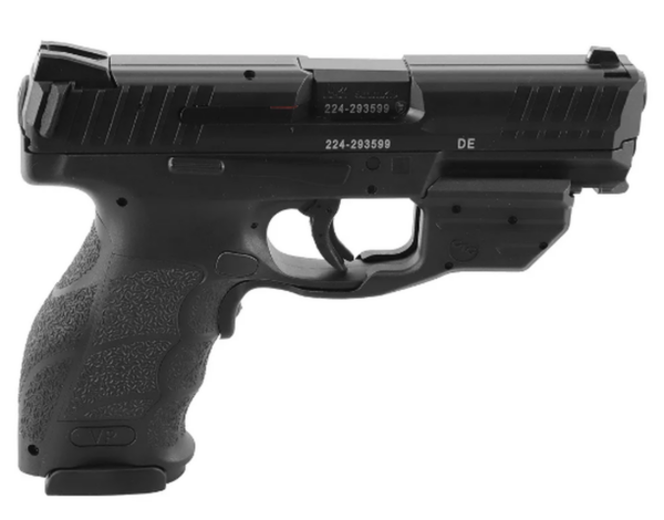 HK VP9B 9mm, 4.1" Barrel, 17rd W/Crimson Trace Laser, Push-Button Mag Release