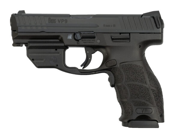 HK VP9-B, 9mm, 4.09" Barrel, 17rd, Green Crimson Trace Laser, 3 Dot Sights