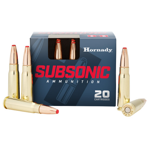 Hornady 7.62x39mm, 255gr, Subsonic eXpanding Projectile, 20rd Box - Ammo | The Gun Shop