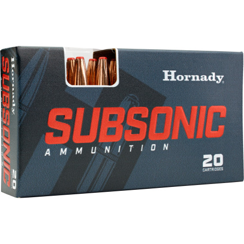 Hornady Subsonic Hunting 350 Legend 250gr, Sub-X 20Bx/10Cs - Ammo | The Gun Shop