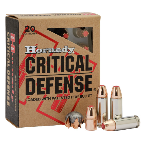 Hornady Critical Defense 30 Super Carry, 100gr, FTX, 20Bx/10Cs - Ammo | The Gun Shop