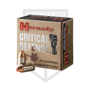 hornady-critical-defense-380-acp-90gr-nickel-plated-case-ftx-25rd-box-hornady-Hornady-Critical-Defense-380-Auto-90-gr-FTX .38 Special vs .380 ACP: 2026 Pocket Carry Comparison