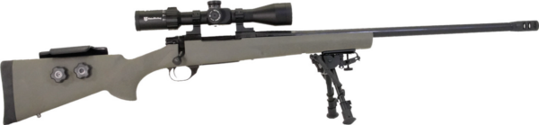 Howa Hogue Long Range Scoped Package 6mm Creedmoor, 26" Barrel W/Brake, Green Adjustable Stock, 4rd
