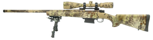Howa Kryptek Highlander Package .308 Win, 24" Barrel, Nikko Stirling Scope, Bipod, 5rd