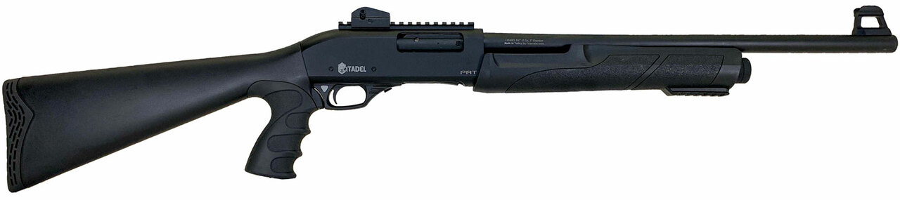Citadel CDA 12 Force Pump-Action 12 Ga, 20" Barrel, 3", Matte Black, 3rd