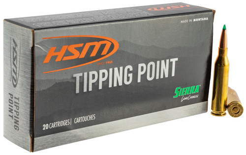 HSM Ammo Tipping Point 6.5 Creedmoor, 140gr, SST, 20Bx/25Cs - Ammo | The Gun Shop