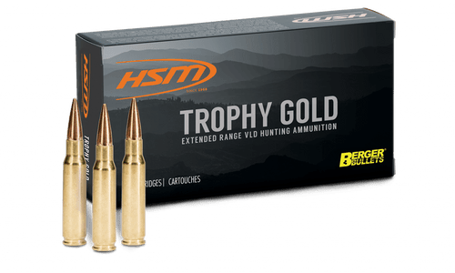 HSM Trophy Gold 264 Win Mag, 140gr, Berger Hunting VLD Match, 20rd Box - Ammo | The Gun Shop