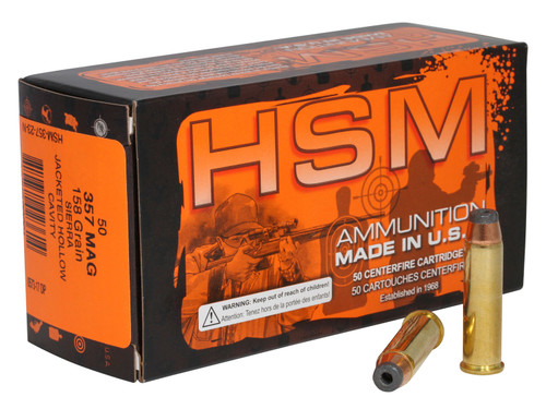 HSM Pro Pistol Hunter 357 Magnum, 158gr, Jacketed Hollow Cavity, 50rd Box - Ammo | The Gun Shop