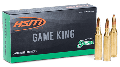 HSM Sierra Game King 6.5 Grendel, 120gr, Full Metal Jacket, 20rd Box - Ammo | The Gun Shop