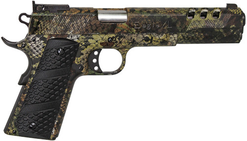 Iver Johnson Eagle XL10P 10mm, 6" Barrel, Swamp Snake Hydrographic, G10 Grip, 8rd - 1911 Guns | The Gun Shop