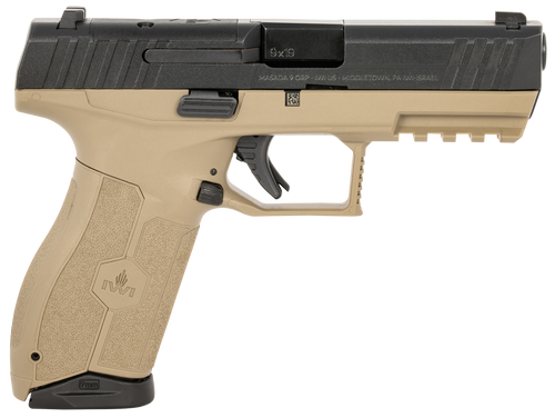 IWI Masada 9mm, 4.1" Barrel, Flat Dark Earth, Optic Ready, 17rd - Firearm | The Gun Shop