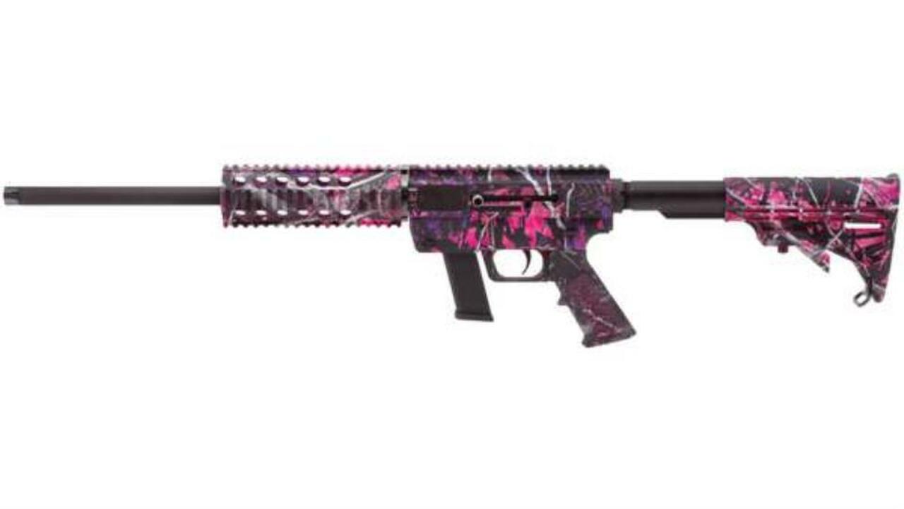 Just Right Carbines Gen3 9mm 17" Muddy Girl Camo Finish 17rd Glock Compatible Magazine