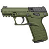 Kel-Tec P17 22 LR 3.93" 16+1 Black Slide Green Polymer Frame Threaded Barrel 3 Magazines