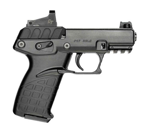 Kel-Tec P17 22 LR, 3.8" Threaded Barrel, Black, Crimson Trace Red Dot, 16rd - Concealed Carry Guns | The Gun Shop
