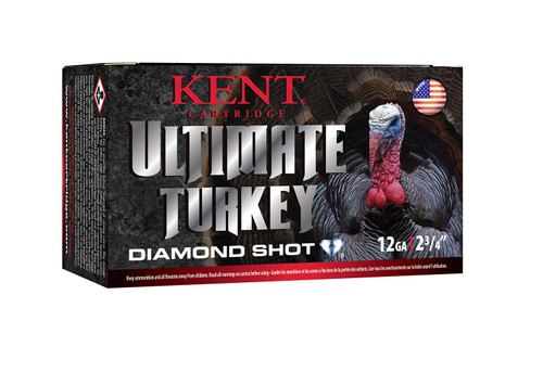 Kent Cartridge Ultimate Turkey 12 Ga, 2.75", 1 5/8 oz, Diamond 5 Shot, 10rd Box - Ammo | The Gun Shop