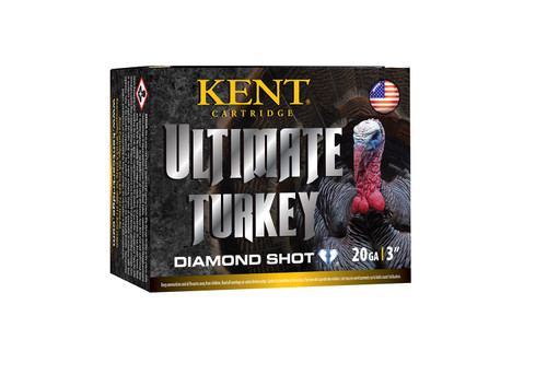 Kent Cartridge Ultimate Turkey 20 Ga, 3", 1 1/4 oz, Diamond 4 Shot, 10rd Box - Ammunition | The Gun Shop