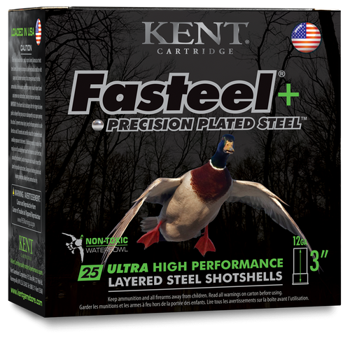 Kent Fasteel+ Bayou Blend 12 Ga, 3", 1 1/4 oz, 3x5 Shot, 100rd Box - Ammunition | The Gun Shop