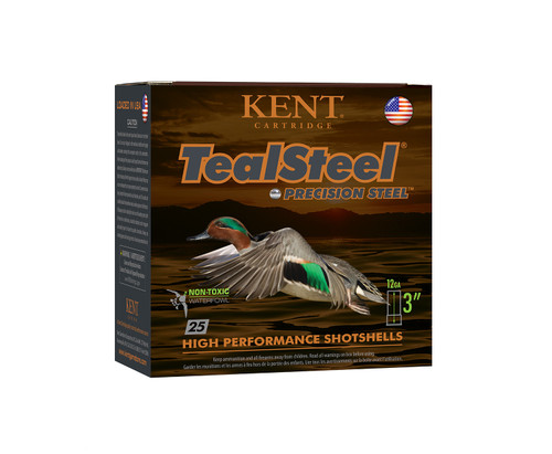 Kent Cartridge TealSteel 12 Ga, 3", 1 1/4 oz, 5 Shot, 25rd Box - Ammo | The Gun Shop