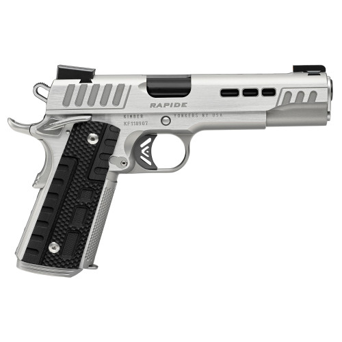 Kimber Rapide Frost 1911 9mm, 5" Barrel, Silver, G10 Grip, 9rd - 1911 Guns | The Gun Shop