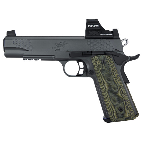 Kimber America 45 ACP, 5" Barrel, Black, Holosun Optic, G10 Grip, 8rd - 1911 Guns | The Gun Shop