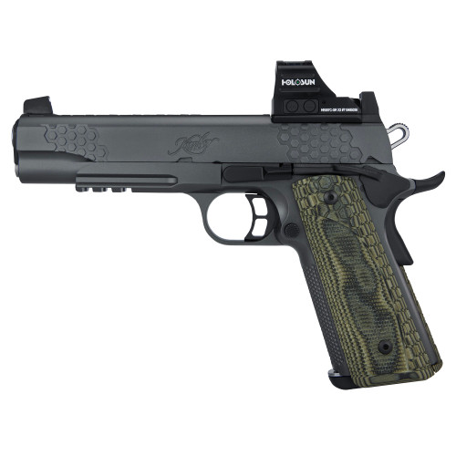 Kimber KHX Custom 9mm, 5" Barrel, Black, Holoson Optic, G10 Grip, 9rd - 1911 Guns | The Gun Shop