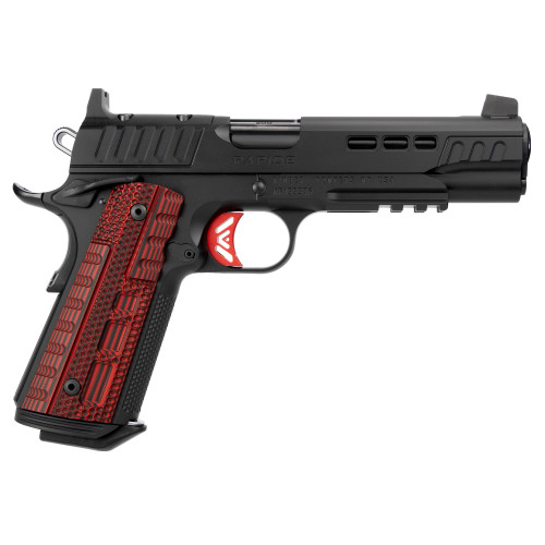 Kimber Rapide Heat 1911 45 ACP, 5" Barrel, Black, Red G10 Grip, 8rd - 1911 Guns | The Gun Shop