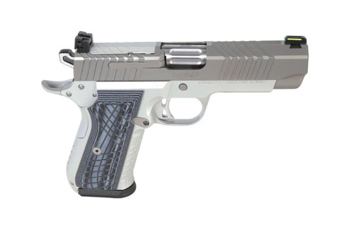 Kimber KDS9c 9mm, 4" Barrel, Silver, G10 Grips, Night Sights, 10rd - 1911 Guns | The Gun Shop
