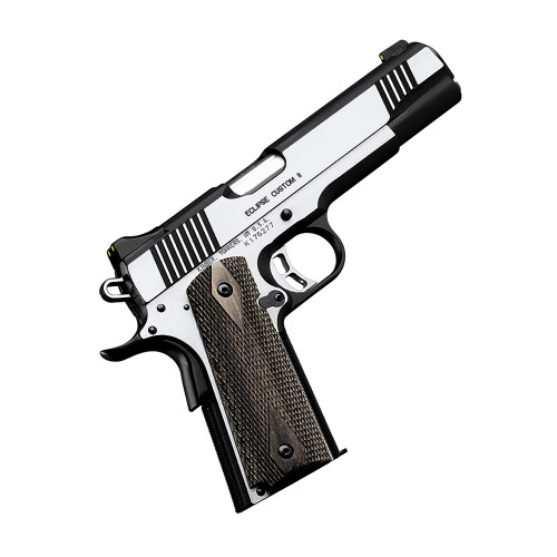 Kimber Eclipse Ultra II 45 ACP, 3" Barrel, Silver, CA Compliant, 7rd - 1911 Guns | The Gun Shop