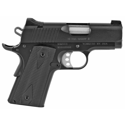 Kimber Ultra Carry II 19111 45 ACP, 3" Barrel, Black, CA Compliant, 7rd - 1911 Guns | The Gun Shop