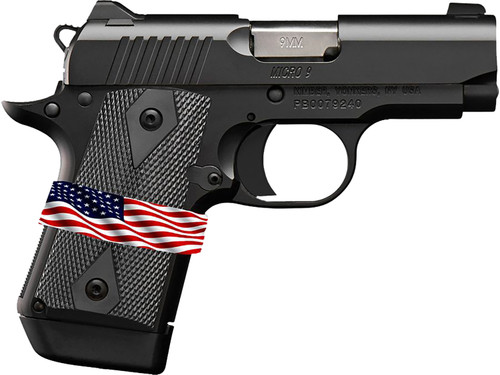 Kimber Micro 9 9mm, 3.15" Barrel, Black KimPro II, G10 Grip, 7rd - 1911 Guns | The Gun Shop