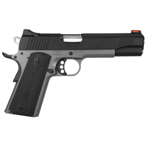 Kimber Custom LW Shadow Ghost 1911 45 ACP, 5" Barrel, Black/Gray, Rubber Grip, 8rd - 1911 Guns | The Gun Shop