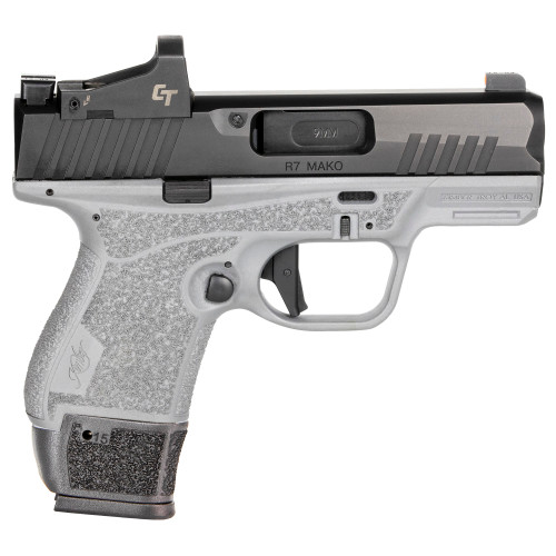 Kimber R7 Mako 9mm, 3.37" Barrel, Gray Frame, Black Slide, Crimson Trace Red Dot, Includes MFT Holster and Range Bag, 15rd - Firearm | The Gun Shop