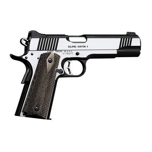 Kimber Eclipse Custom II 1911 45 ACP, 5" Barrel, Silver, CA Compliant, 8rd - 1911 Guns | The Gun Shop