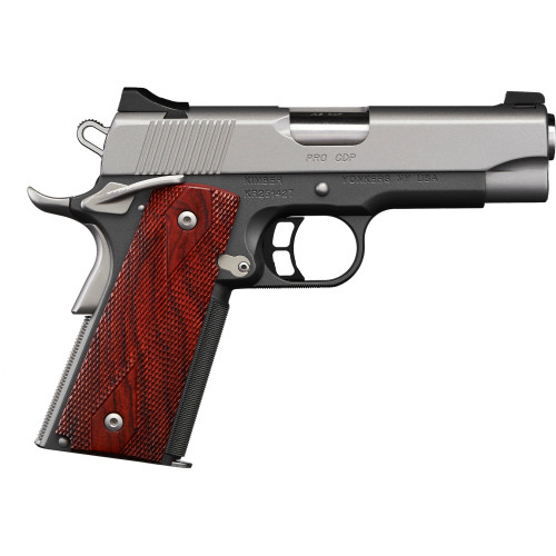 Kimber Pro CDP 45 ACP, 4" Barrel, Gray Slide, Wood Grip, 7rd - 1911 Guns | The Gun Shop