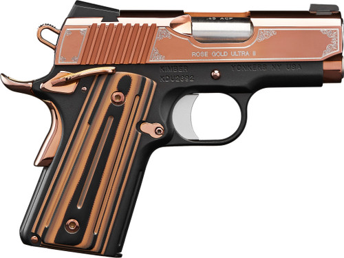 Kimber Ultra 1911 II 9mm, 3" Barrel, Rose Gold, Fixed Sights, 8rd - 1911 Guns | The Gun Shop