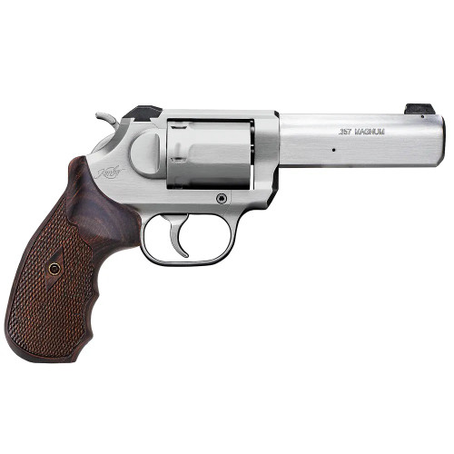 Kimber K6s DASA Combat 357 Magnum, 4" Barrel, Brushed Finish, Wood Grips, 6rd - Concealed Carry Guns | The Gun Shop
