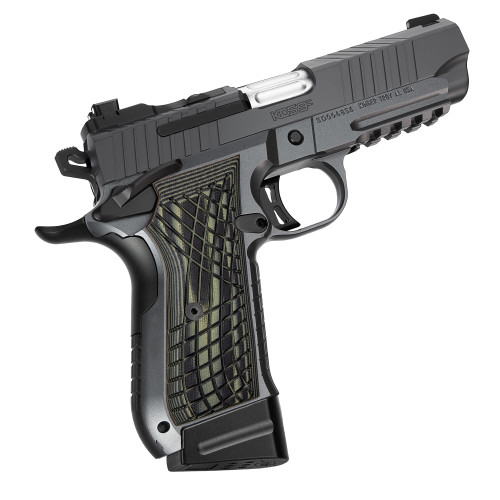 Kimber KDS9c 1911 9mm, 4" Barrel, Black, G10 Grip, Optic Ready, 10rd - 1911 Guns | The Gun Shop