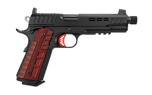 Kimber Rapide Heat 1911 9mm, 5" Threaded Barrel, Red G-10 Grips, Optic Ready, 9rd - 1911 Guns | The Gun Shop